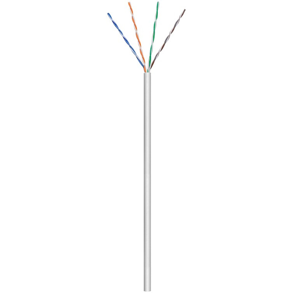 CAT 6 netværkskabel, U/UTP, grå