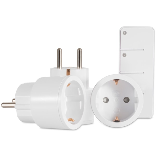 MYCR-2/SET 3 x miniplugin På/Av inkl fjärrkontroll
