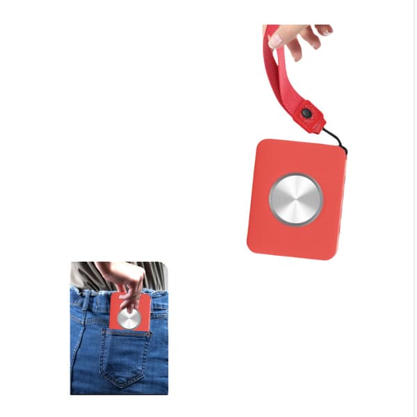 FM0222 Mini Bluetooth-højttaler: Bærbar Lydledsager Red Red