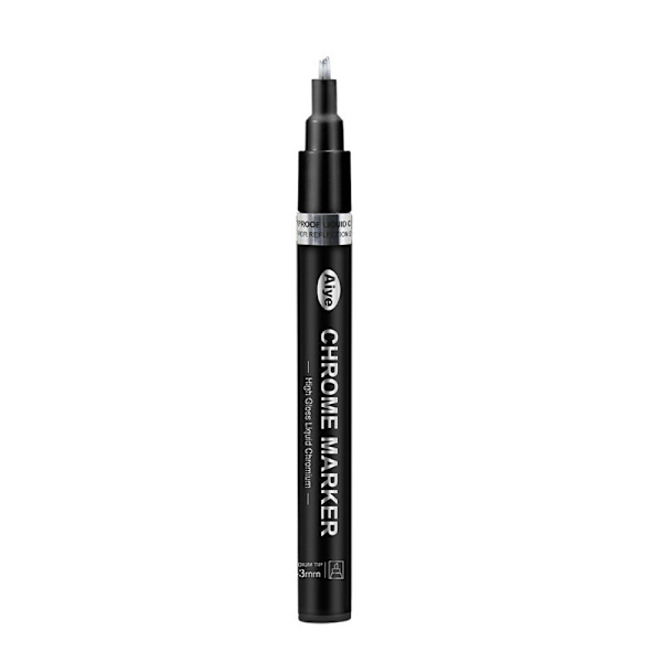 Metalliska markörpennor, 3-pack Silver