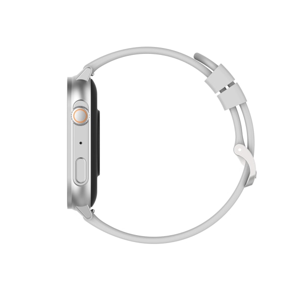 IP67 vandtæt 2,04" HD Touch Screen Smart Watch Sølv