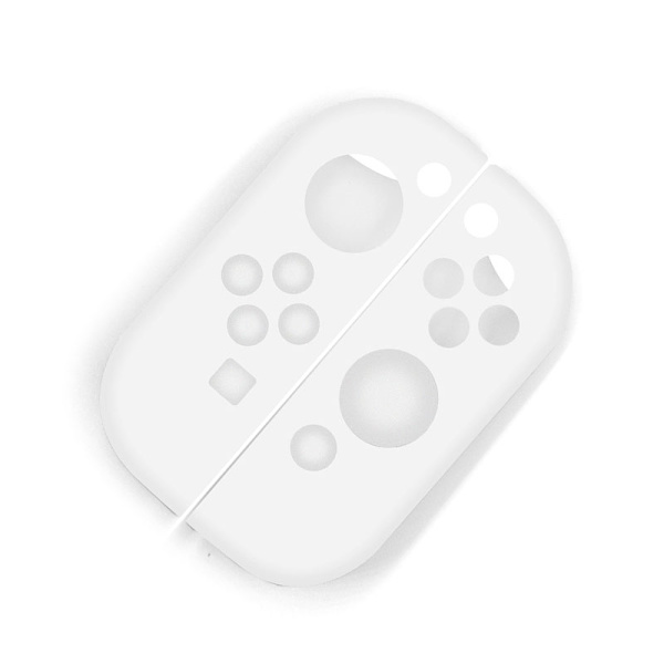 Silikonskyddsfodral för Switch Joycon Vit