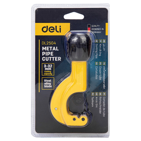 Metallrörskärare 32 mm Deli Tools EDL2504 (gul)