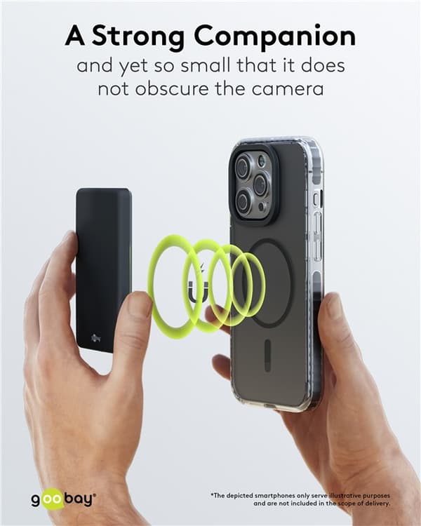 Magnetisk trådlös powerbank 5.000 mAh