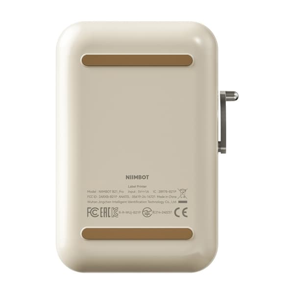Niimbot B21 Pro bærbar etiketprinter (cremefarvet)