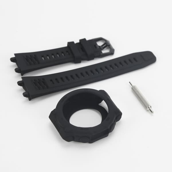 Silikonarmband för Amazfit T-Rex 2 Black Black