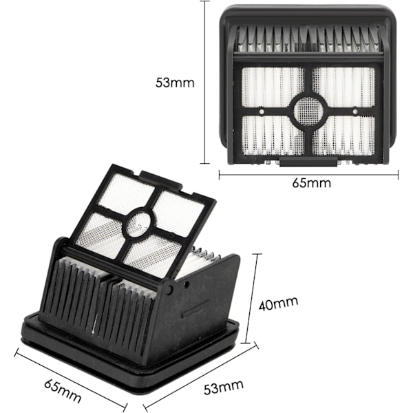 Dreame H12 Pro HEPA Filter Ersättningskit - 5-pack