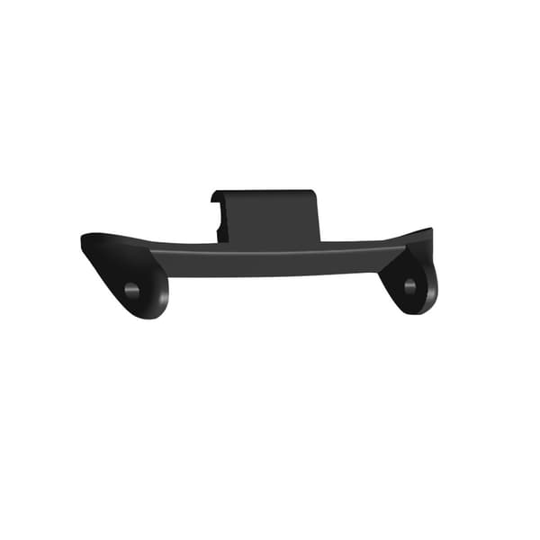 Remforbindelse kompatibel med Honor Watch - Rustfrit stål, sikker installation, 2 par (Connector x4) til udskiftning Black Black