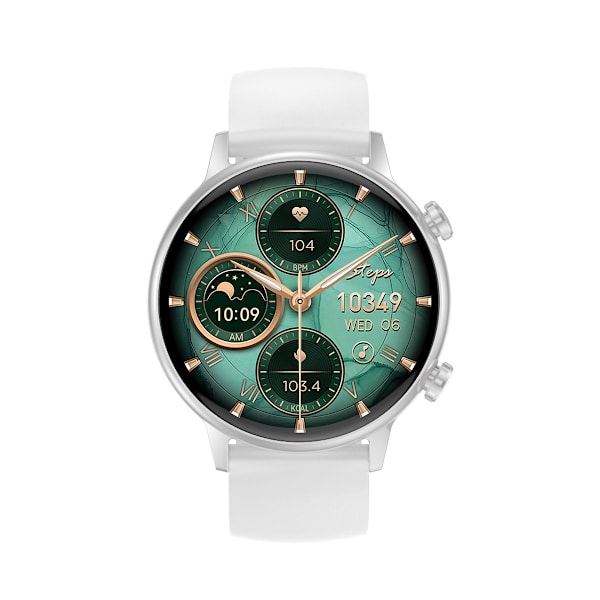 Smart Watch - Bluetooth & Hälsoövervakning Vit