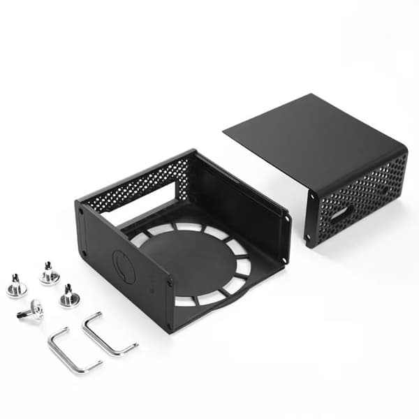 Beskyttende etui og stativ til Mac mini M4/Pro Black Black
