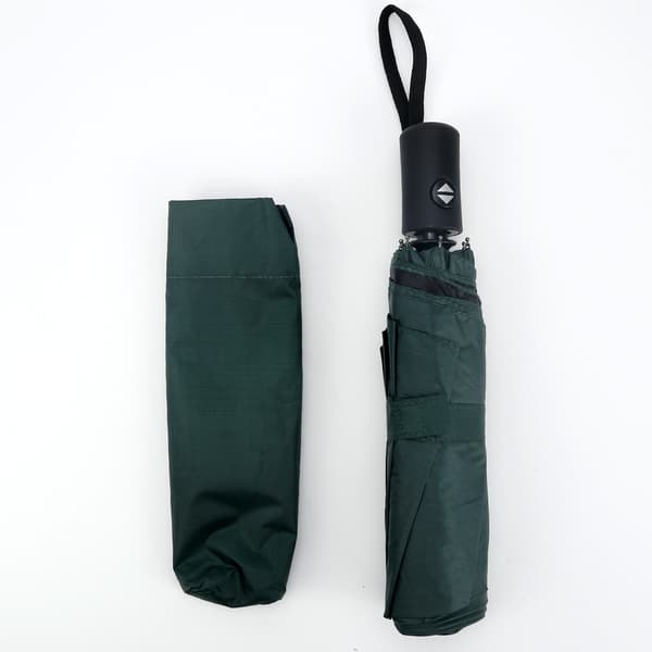 Automatisk Hopfällbart Paraply med UV-Skydd Green Green