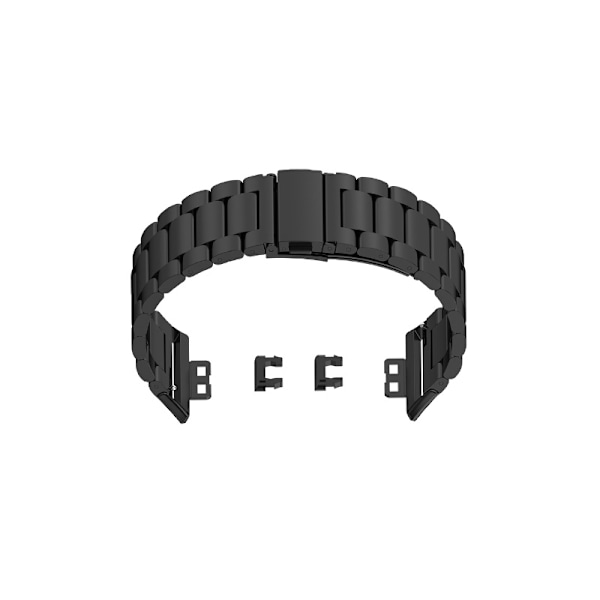 Urrem i rustfrit stål til Huawei Watch Fit Sort