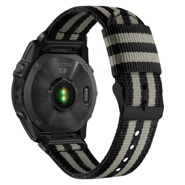 22MM Nylon Canvas Quick Release Urrem til Garmin Fenix 8/7X Pro 22 mm 22 mm