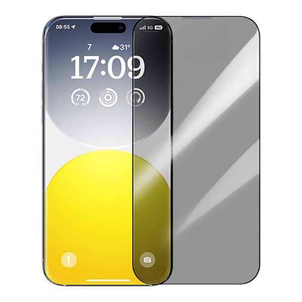 Integritetsskydd Härdat glas Baseus Sapphire iPhone 15