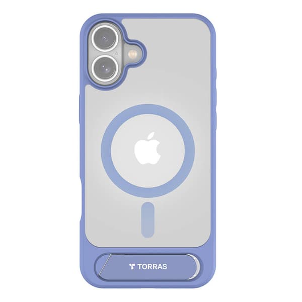 Torras Pstand Series etui til iPhone 16 (blå)