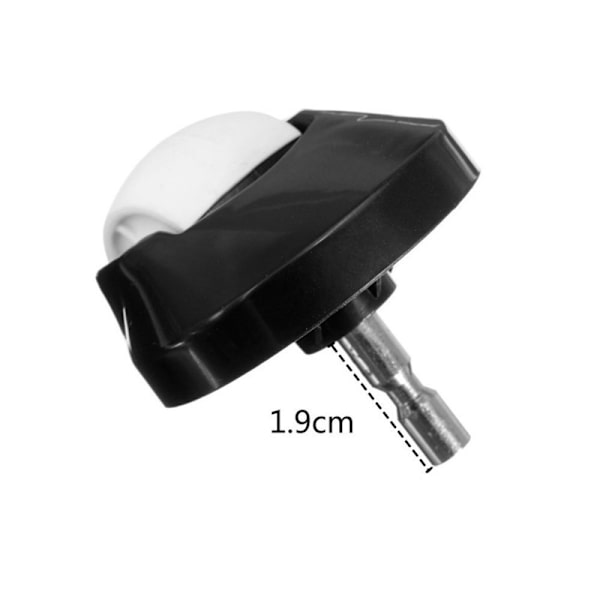 INF 2-pak forhjul til iRobot Roomba 500/600/700/880/980 Sort