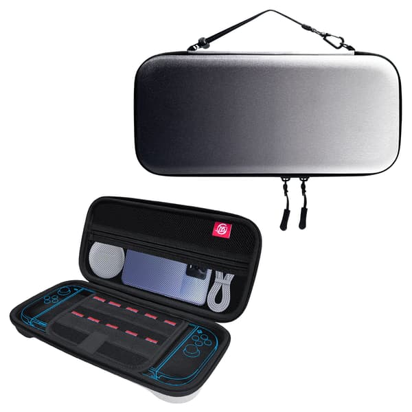 Suojakotelo Switch 2 -konsolille - Musta ja valkoinen