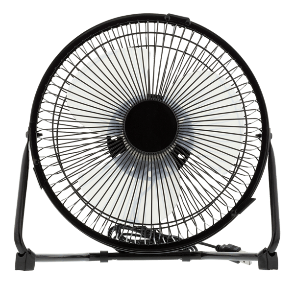 USB fan, 18cm, table model, 1x USB Type A ma, black