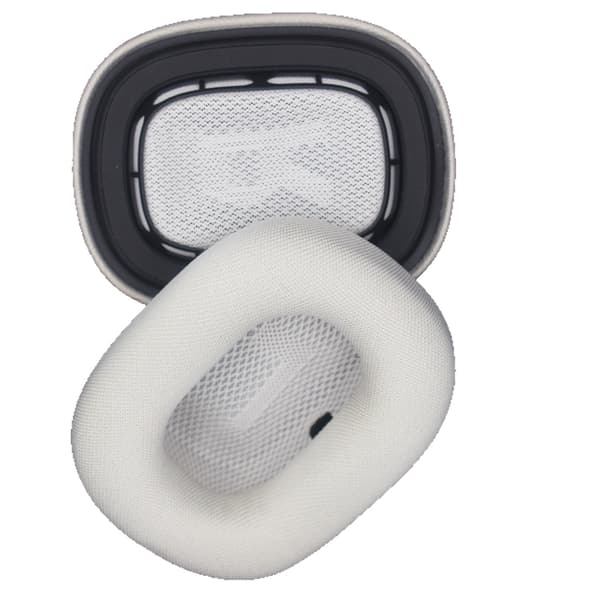 Premium Öronkuddar för AirPods Max 2, Set med 2 White White