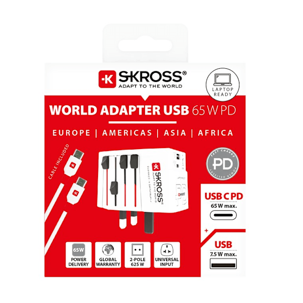 Reseadapter MUV USB AC 65 PD