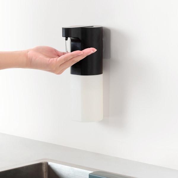 Smart Sensor Flytande Tvål Dispenser - Skum & Gel Svart