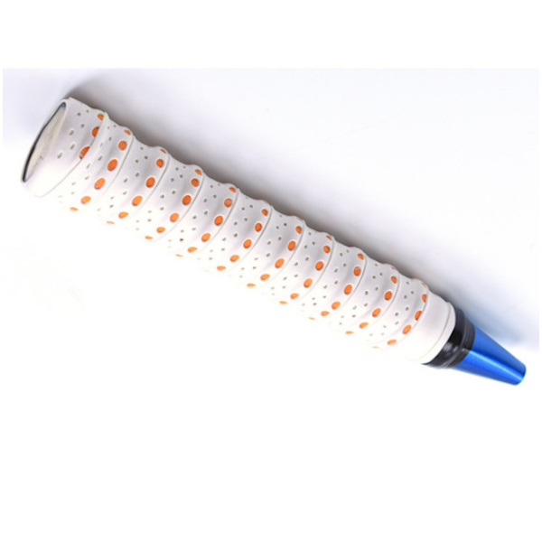 Badminton racketgrepplinda - absorberande & halkfritt Vit
