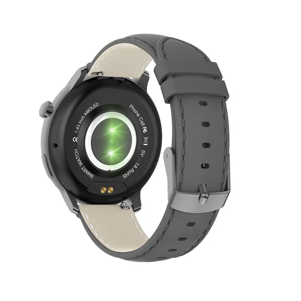 Smartwatch med puls-, blodtryks- og iltmåling Black Black