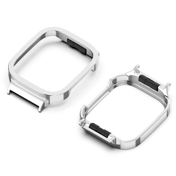Ruostumattomasta teräksestä valmistettu kellon kehys Redmi Watch 3:lle Hopea