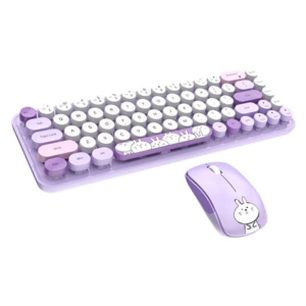 MOFII langaton näppäimistö + hiiri iBean Pro Uusi 2.4G (violetti)