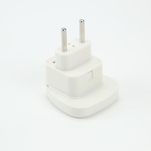 Europæisk standard rejseadapter White White