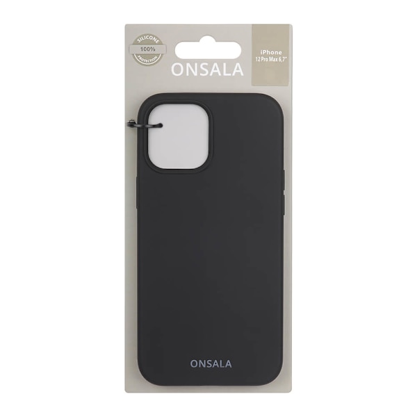 Mobilskal Silikon Black - iPhone 12 Pro Max