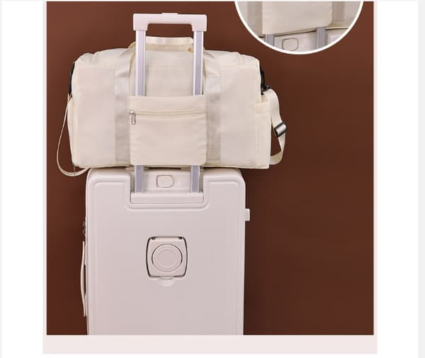 Monitoimimatkakassi kengän säilytystilaa Beige Beige
