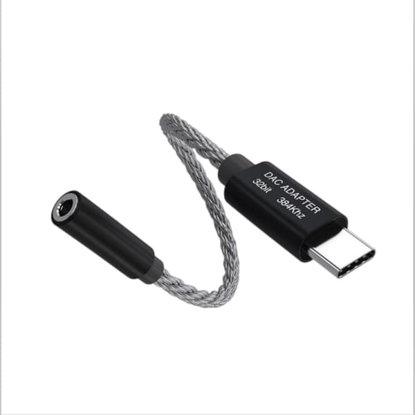 USB-C til 3,5 mm DAC-lydadapter med Realtek ALC4042, understøtter 32bit 384khz