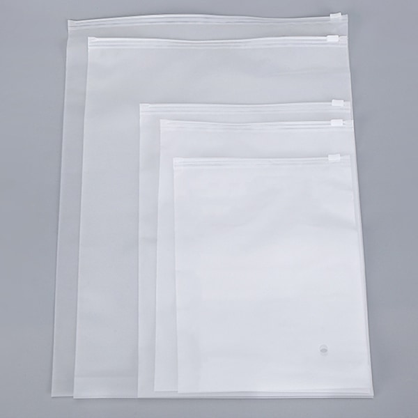 Självförslutande Frostade Förvaringspåsar, 50-pack M