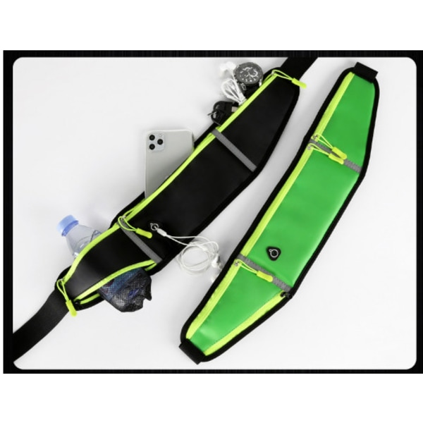 Marathon Triple Pouch Hydration Belt Black Black