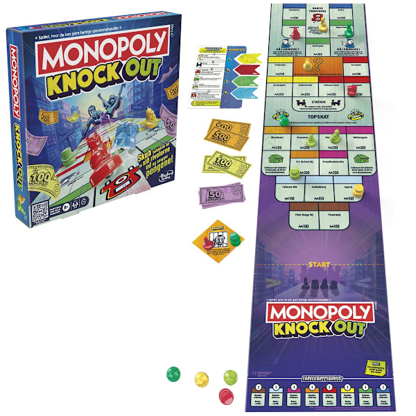 Brætspil Monopoly Knockout (DK)