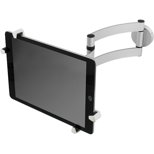 Wall bracket for tablet, rotatable 360, 3 joints, gray V2