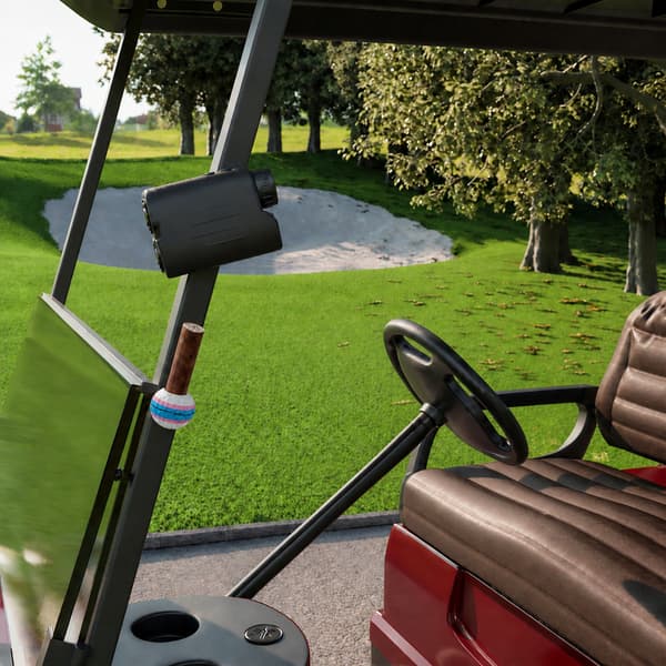 Golfcigarholder med indbygget magnet, golfbolddesign og realistiske fordybninger Blue Blue