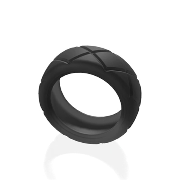 Ringbeskyttelse til Oura Ring Gen 3 - Gennemsigtig silikonebeskyttelse til smart ring Sort M