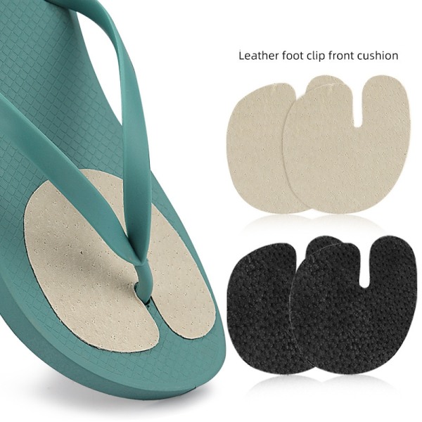 Slipper-indlægssåler Flip-flops Foot Clip Sandal-indlægssåler Sort