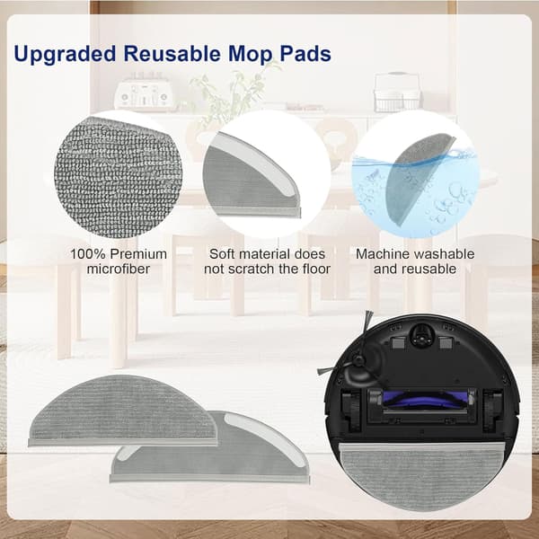 Reservdelssats för Eufy RoboVac X8/X8 Hybrid Robotdammsugare