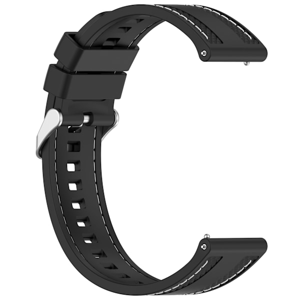 Silikonarmband för bilsömmar för Xiaomi Watch S4 & Huawei GT5 Svart