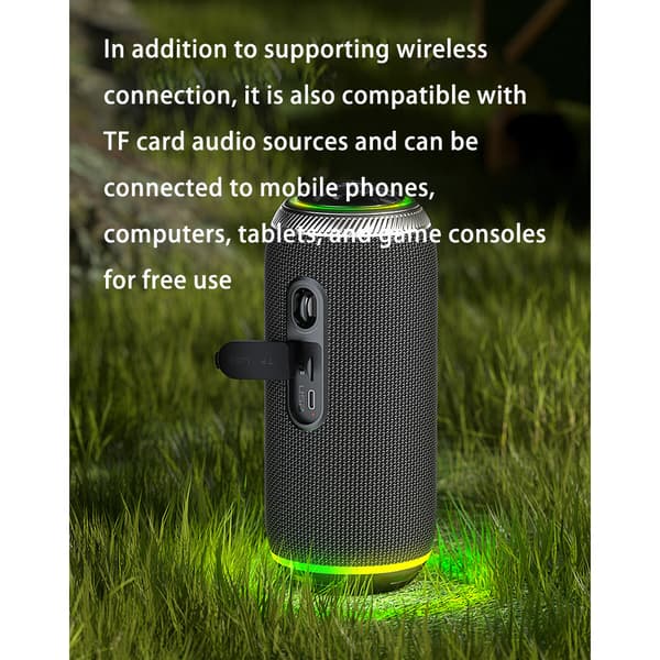 Bærbar Bluetooth-højttaler Black Black