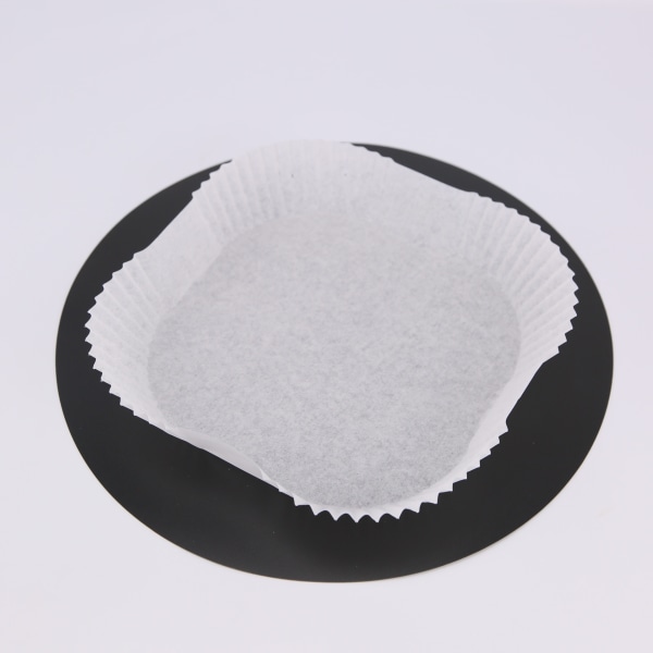 Engångs Air Fryer pappersfoder non-stick 50-pack Vit 20 cm