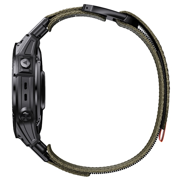 Quick Release 26mm Vævet Nylonrem til Garmin-ure Grøn