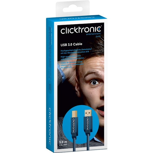 Adapterkabel från USB-A till USB-B 3.0