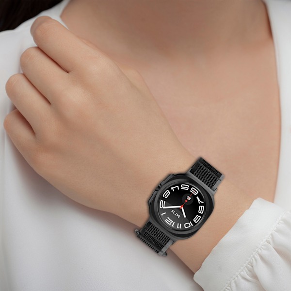 Samsung Watch Ultra 47mm Trail nylonrem Sort