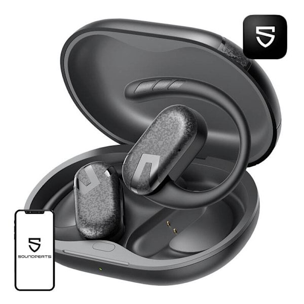 TWS Soundpeats Breezy -kuulokkeet (musta)