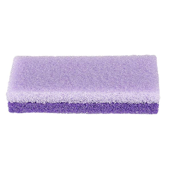Dobbeltsidet blå pimpsten til fødder Purple Purple