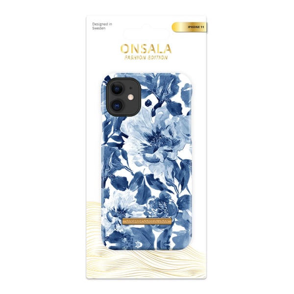 Mobilskal Soft Indigo Peony - iPhone 11
